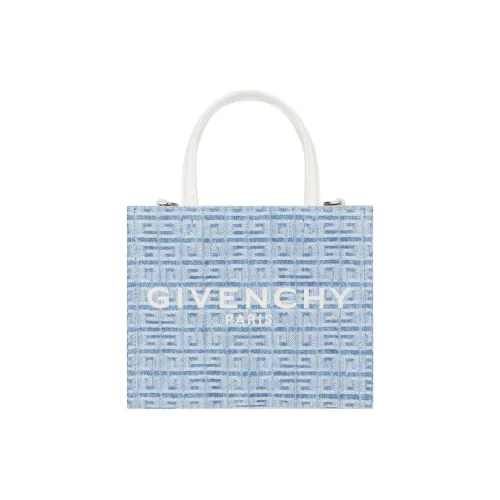 GIVENCHY Hobo Ткань с коровьей кожей сумка-тоут сумка для покупок сумка мини женская светло-синий