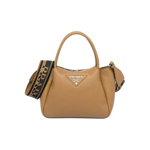 PRADA Кожа Сумка Сумка через плечо Маленькая Сумка через плечо Женская Карамель