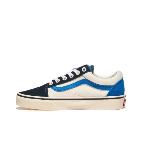 VANS Old Skool Collection Низкие Кроссовки для Скейтбординга Унисекс Белые Синие