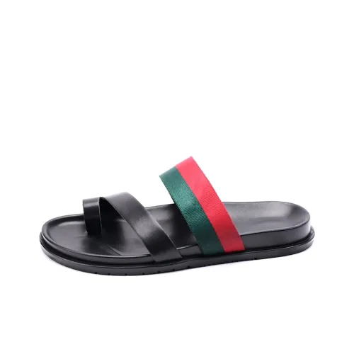 Brounvanm Slip-resistant Слипоны Мужские Красный Зеленый Ткань Вязаная