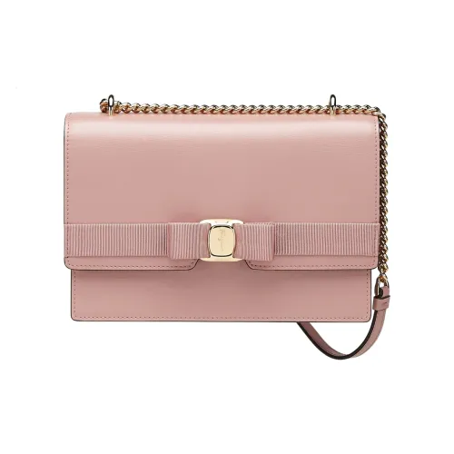 FERRAGAMO Vara Коровья кожа Сумка через плечо Средняя Женская