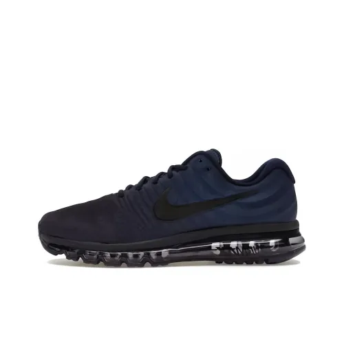 Nike Air Max 2017 Беговые кроссовки Низкий топ Синий Унисекс