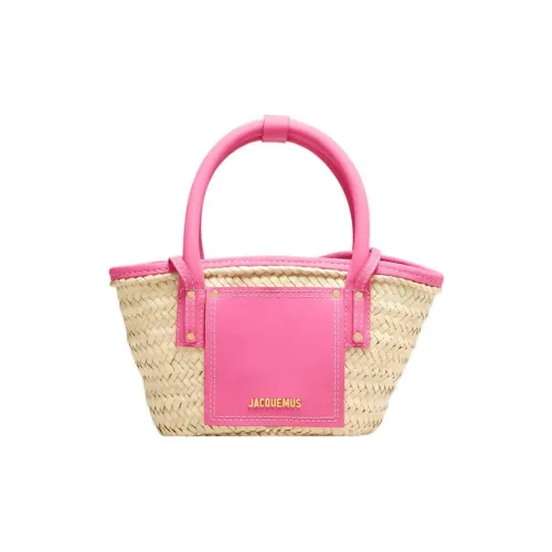 Jacquemus Сумка через плечо из коровьей кожи мини-сумка для женщин цвет светло-янтарный темно-розовый