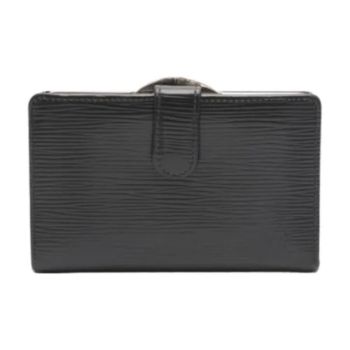 LOUIS VUITTON EPI Кожа Кошелек Стандартный Унисекс Черный