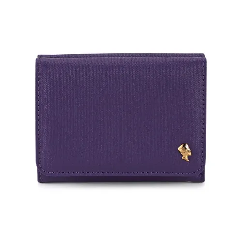 Porter PU (полиуретан) Монетница Кошелек Унисекс Дымчатый Фиолетовый