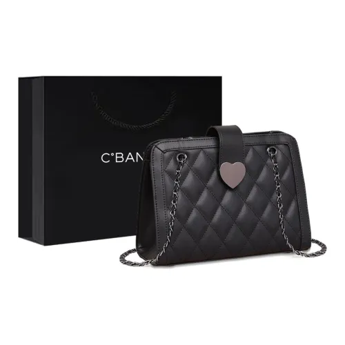 C°BANNER Коровья кожа Сумка через плечо Женская Черная