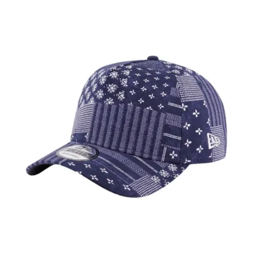 New Era Хлопковые кепки унисекс синие