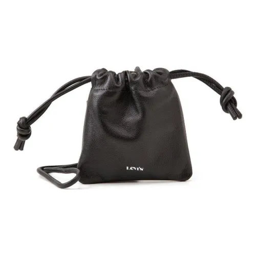 Сумка через плечо из коровьей кожи Levi's женская черная