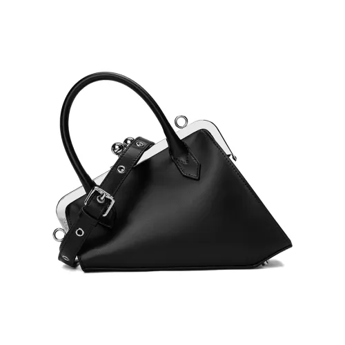 PabePabe Коровья кожа Нерегулярной формы Сумка Женская Черная Белая Кофейная Красная