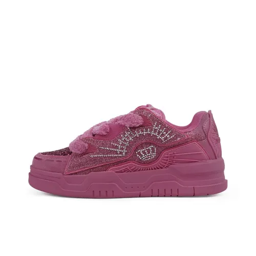 Juicy Couture Скейтборд Кроссовки Низкие Розовые Красные Женские