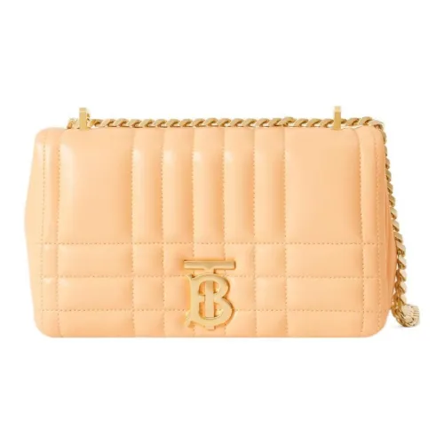 Burberry Lola Сумка из овечьей шкуры Сумка через плечо Маленькая Женская Золотая