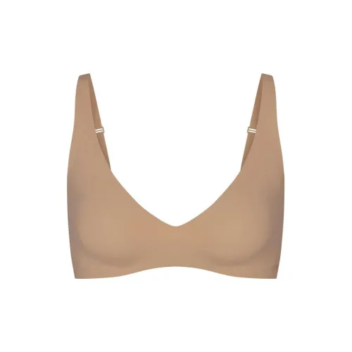SKIMS NAKED Plunge BRALETTE Бюстгальтер Женский 1 Пачка Глина Глина