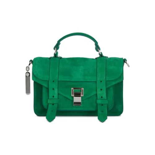 PROENZA SCHOULER Овчина Сумка через плечо Сумка Женская Зеленая