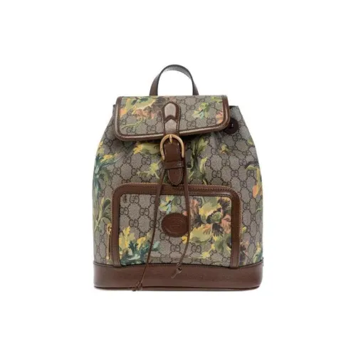 GUCCI Canvas Рюкзак Унисекс Коричневый