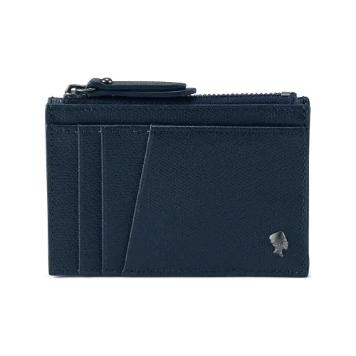 PORTER Leather Монетница Унисекс Темно-синий