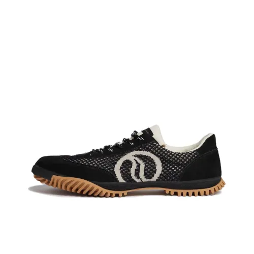 Stella McCartney S Wave Casual Low Top Midnight Black Women's