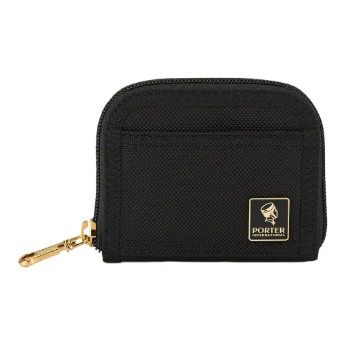 PORTER Нейлон Монетница Унисекс Черный
