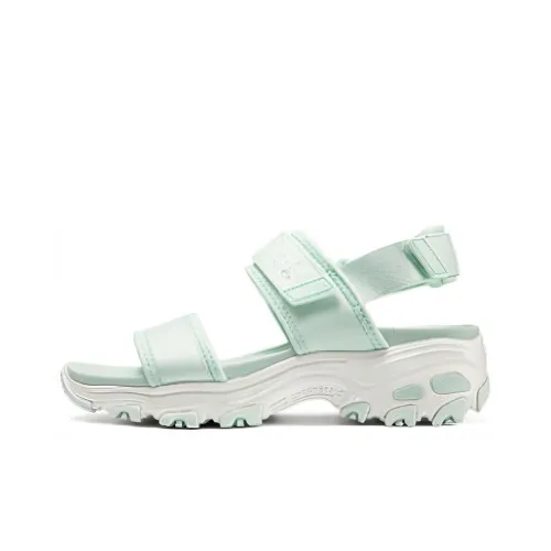 Skechers Пляжные сандалии Зеленые Женские