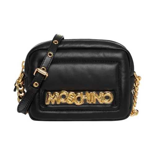 MOSCHINO Сумка через плечо из кожи сумка на плечо обычная женская черная