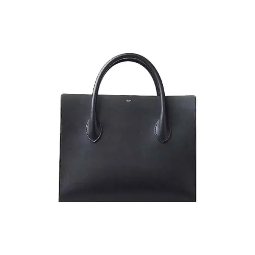 CELINE Кожа Тоут Сумка Сумка для покупок Сумка Женская Черная