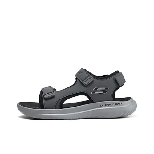 Skechers Sport Пляжные сандалии, цвет угольно-серый, мужской