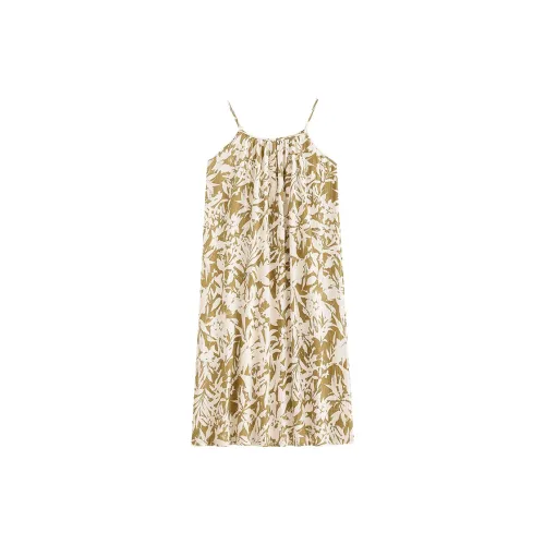 JIALEFEN Ночная сорочка Женская Oriole Травяной Желтый