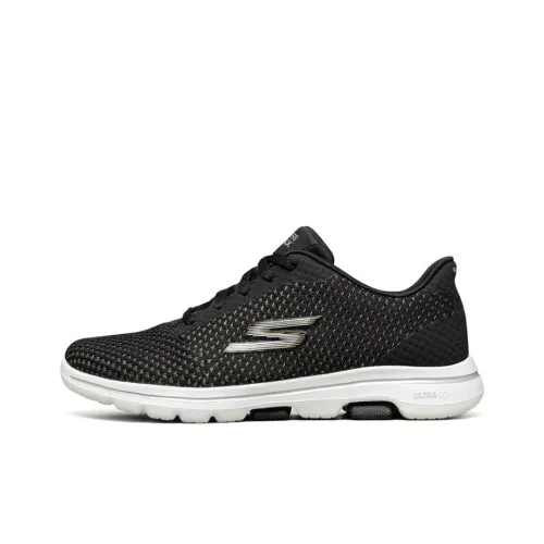 Skechers Go Walk 5 Low Топ Повседневная обувь Женская Черная