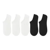 5 пар (Молочно-белый 3, Черный 2)