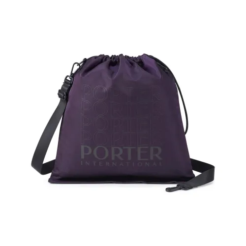 PORTER Нейлоновая сумка сумка через плечо сумка через плечо унисекс виноградный фиолетовый