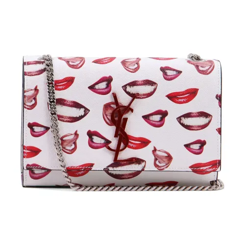 SAINT LAURENT Kate С рельефом Тисненый Телячья кожа Сумка через плечо Сумка на плечо Женская