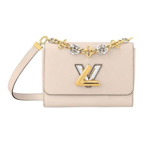 LOUIS VUITTON Twist Epi GRAIN LEATHER Сумка через плечо Средняя Женская Бежевая