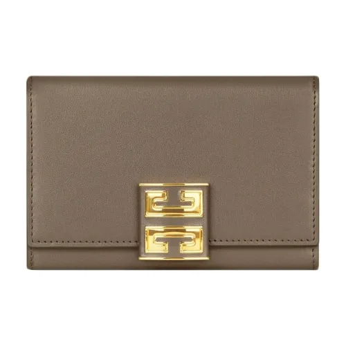 Givenchy 4G Гладкая коровья кожа Кошелек Женские Тауповый