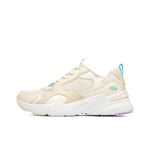 Skechers D'LITES Macaron Cream Macaron Low Top Cushioning Women's Light Yellow Skechers D'LITES Макарон Крем Макарон Низкий Топ Кусушенный Женские Светло-Желтый