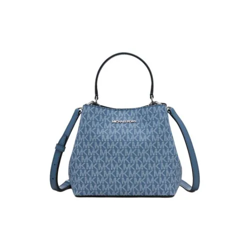 MICHAEL KORS Сумка через плечо из искусственной кожи маленькая сумка женская джинсовый синий