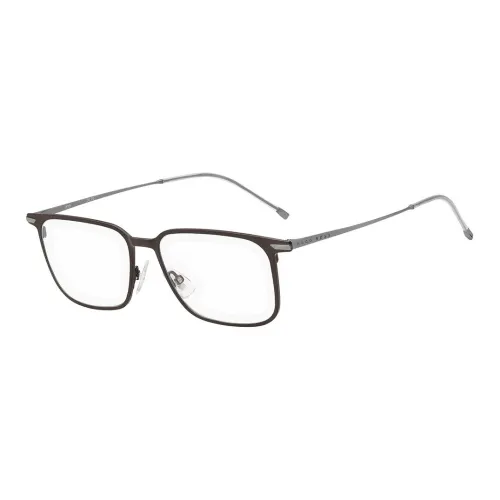 Hugo Boss Титан Квадратные Оправы для очков Мужские Серебряные