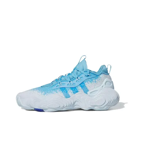 Adidas Trae Young 3,0 Баскетбольные кроссовки Low Топ Сине-белый Унисекс