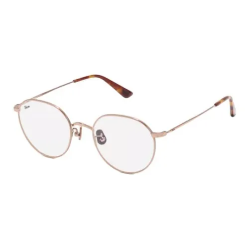 Fakeme Металл Круглые Оправы для очков Унисекс Золото