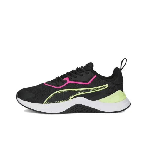 PUMA Infusion Low Топ Кроссовки для тренировок Женские Черный Розовый Желтый