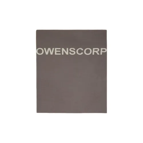 RICK OWENS совместный бренд RO Вязаные шарфы Унисекс Коричневый