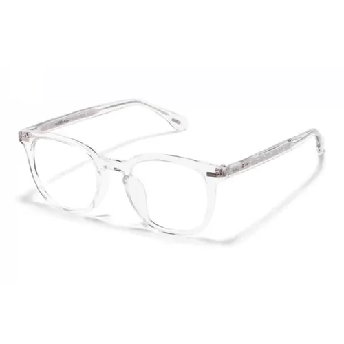 Fakeme Пластиковая оправа Круглая Оправа для очков Унисекс Прозрачная