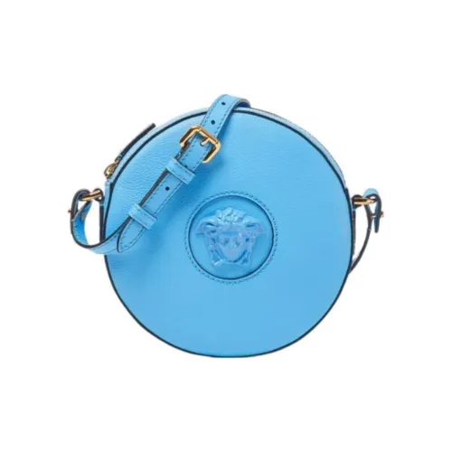 VERSACE La Medusa Кожа Сумка через плечо Стандартная Женская Синяя