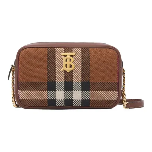 Burberry Lola Сумка Шерсть Camera Сумка Сумки через плечо Сумка на плечо Женская Березово-коричневый