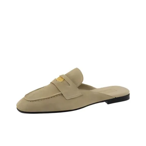 MIU MIU Домашние тапочки Женские Песочный