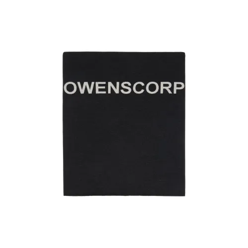 RICK OWENS совместный бренд RO Вязаные шарфы Унисекс Черный