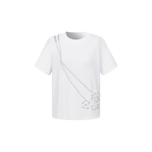 Three Quarters T-Рубашка Женская Белая