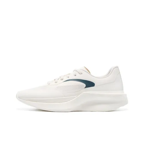 LI NING 1990 Rebound Амортизация Увеличение Высоты Повседневные Беговые Кроссовки Мужские Белый Зеленый