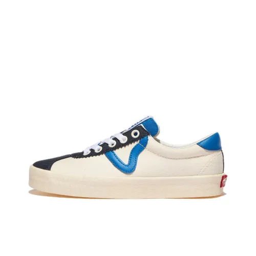 Vans Износостойкие Дышащие Низкие Кроссовки для Скейтбординга Унисекс Черный Бежевый Синий