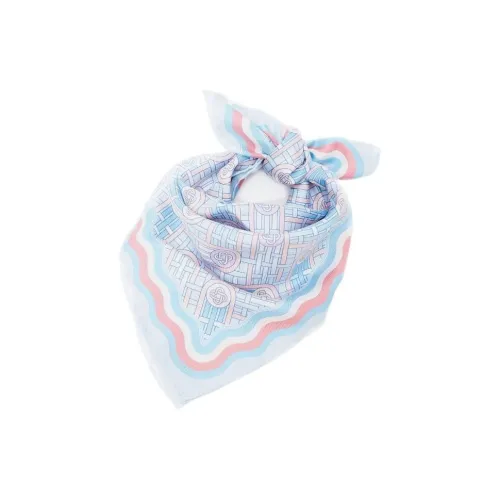 CASABLANCA Шелковые шарфы Мужской Многоцветный