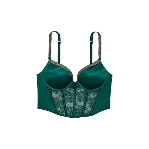 Victoria's Secret Розовый VERY Сексуальный BombshellAdd 2 CupsShineStrapPush UpКорсет GE Бюстгальтер Женские Зеленый