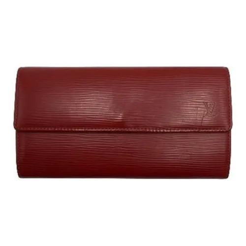 LOUIS VUITTON Sarah Epi Тисненая кожа Кошелек Женские Фуксия